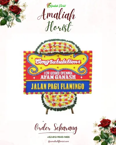 Bunga Papan Congratulation di Jogomulyo